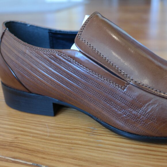 Kenneth Cole Magic One Conac Leather Slip On Dress Loafers Shoes Men\'s SIZE 8 main image 8